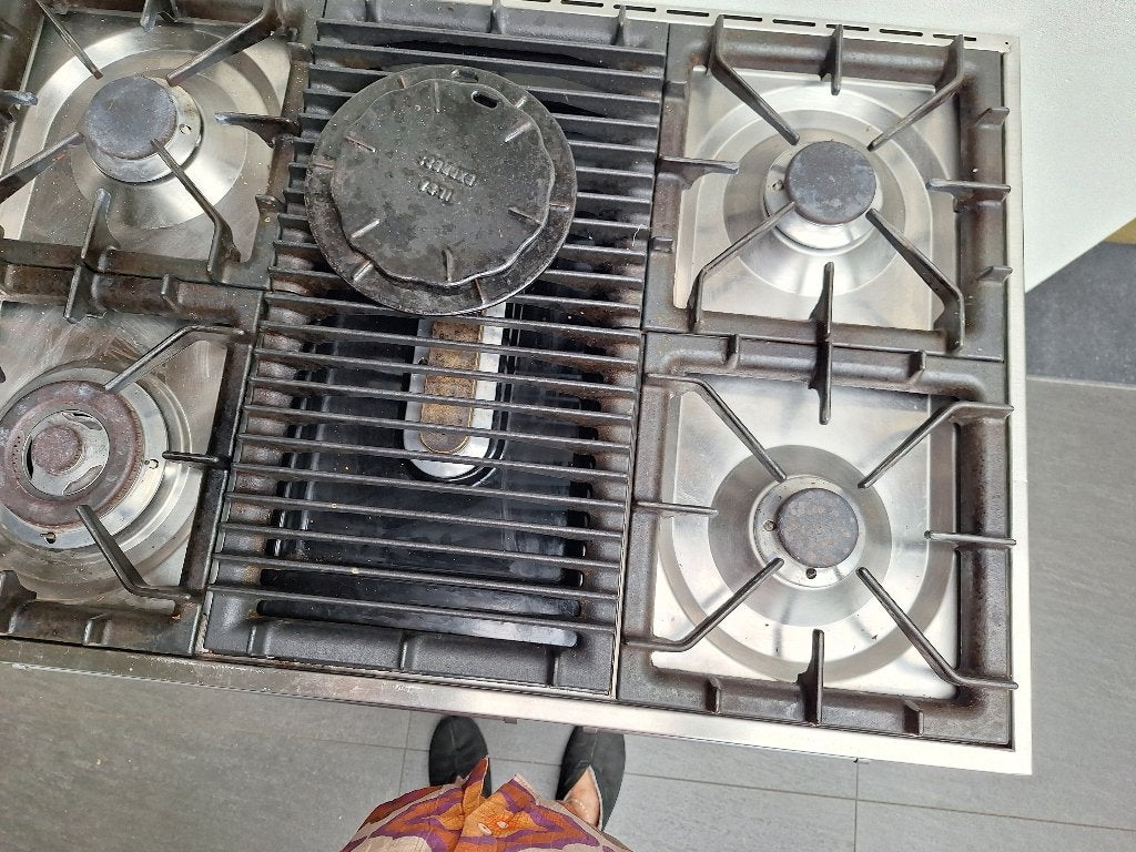 Te koop Boretti gasfornuis, Ophalen, Gebruikt, 60 cm of meer, Gas
