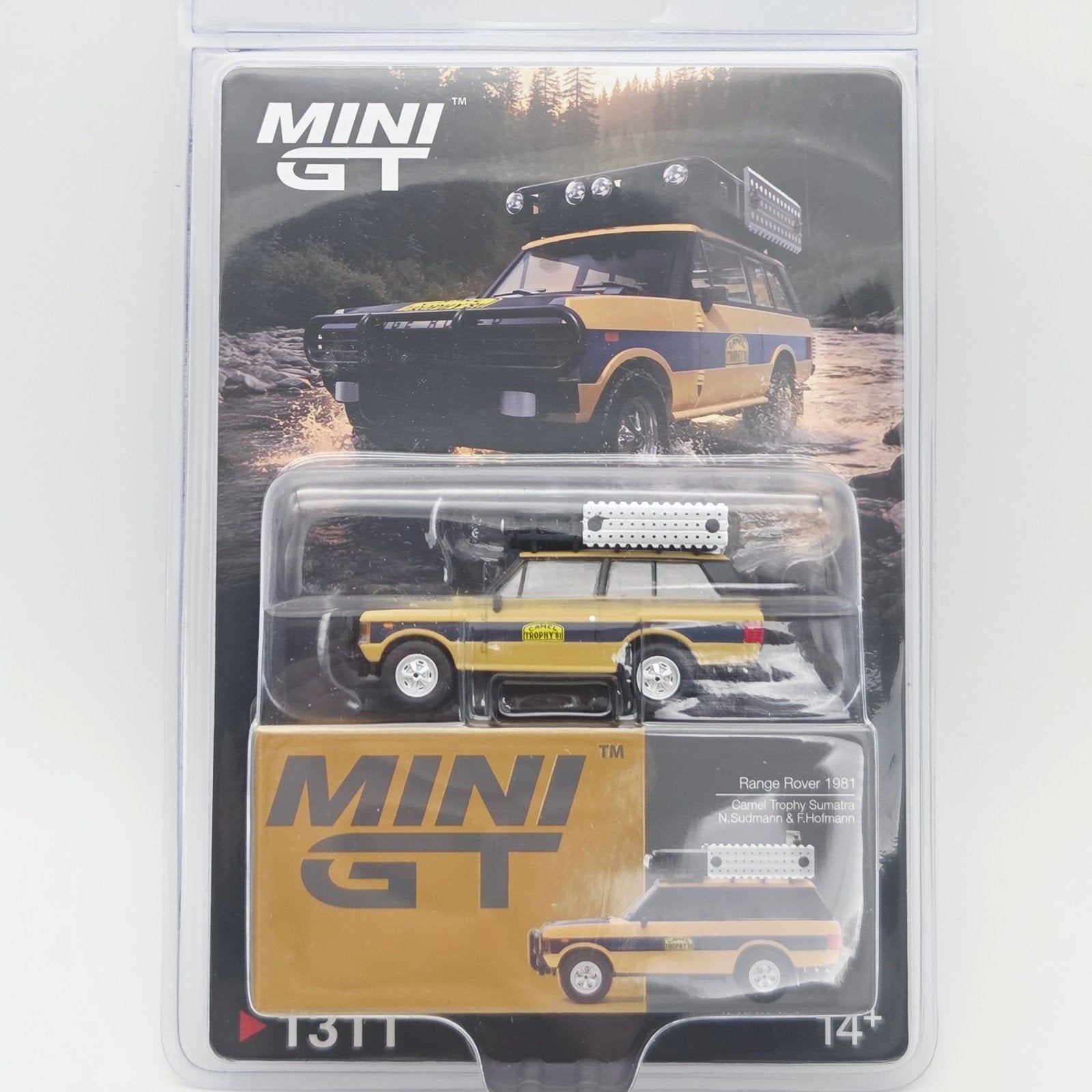 Mini Gt – 1981 Land Rover Range Rover *Camel Trophy* N. Sudm, Mymodelcar@outlook.com, Auto, Ophalen of Verzenden, Mini gt