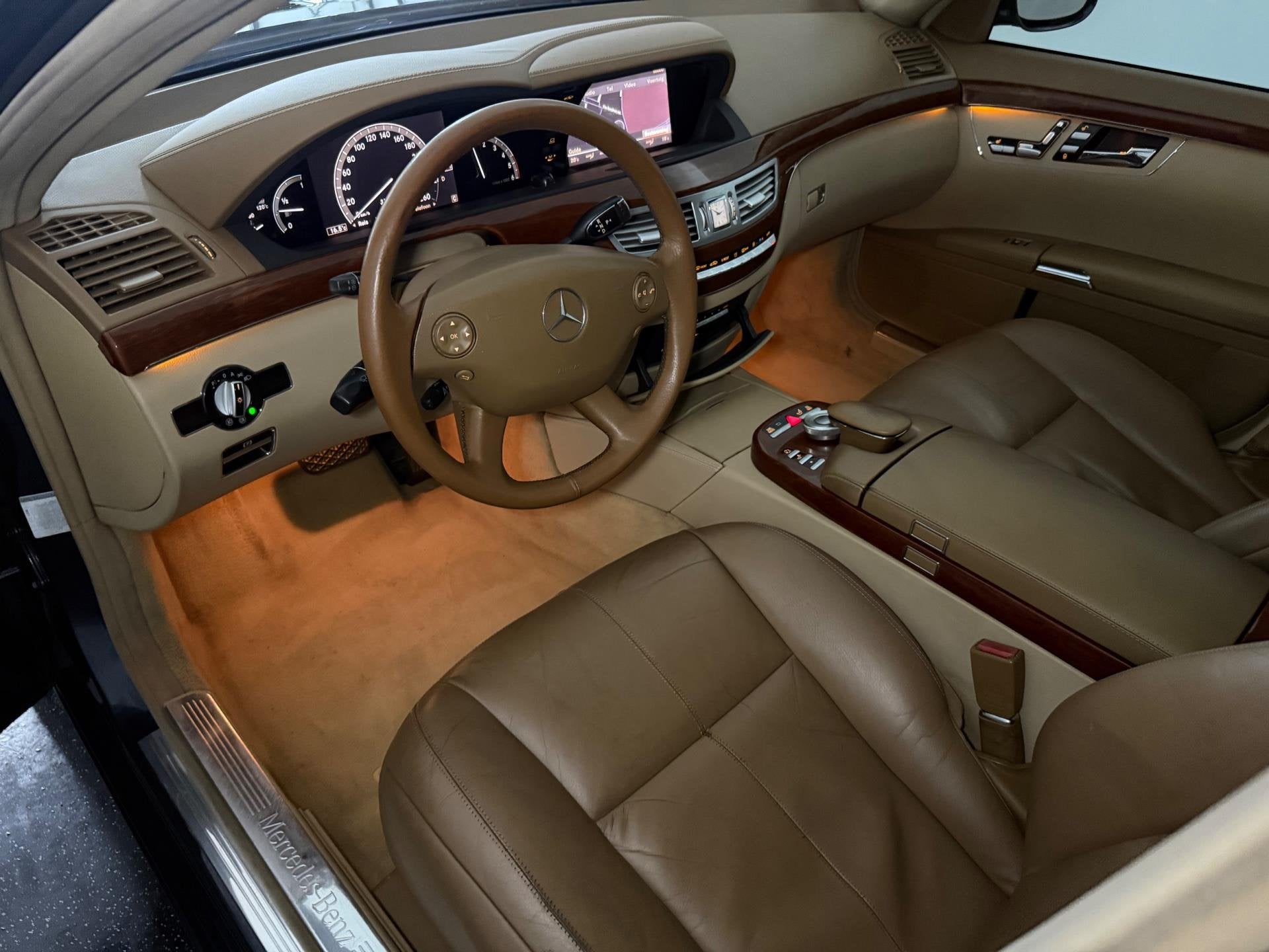 Mercedes-Benz S-klasse 320 CDI AUT Lang / Carplay / Luchtver, Auto's, Automaat, Achterwielaandrijving, Gebruikt, Beige
