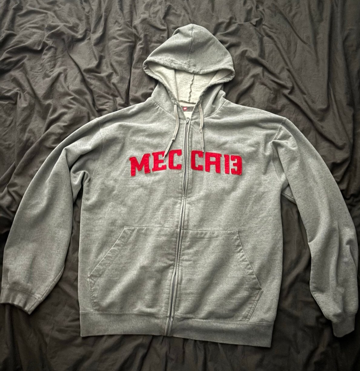 Mooie vintage Mecca13 heren vest!, Ophalen of Verzenden, Gedragen, Maat 52/54 (L), Grijs
