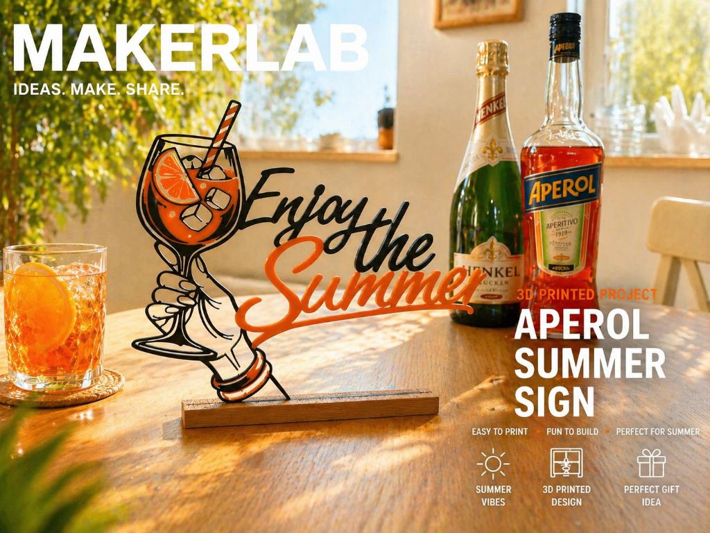 Aperol Bordje | Zomer decoratie, Ophalen of Verzenden, Nieuw