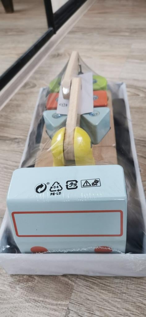 Houten Vrachtauto met Magneetblokken, Kinderen en Baby's, Speelgoed | Houten speelgoed, Ophalen of Verzenden, Nieuw