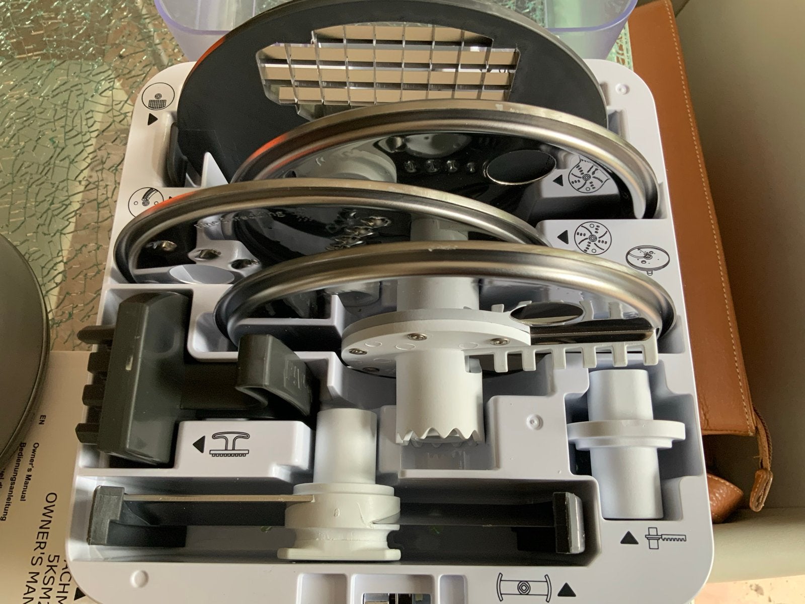 KitchenAid Foodprocessor Opzetstuk 5KSM2FPA, Minder dan 1 liter, Ophalen of Verzenden, Nieuw, 1 snelheid