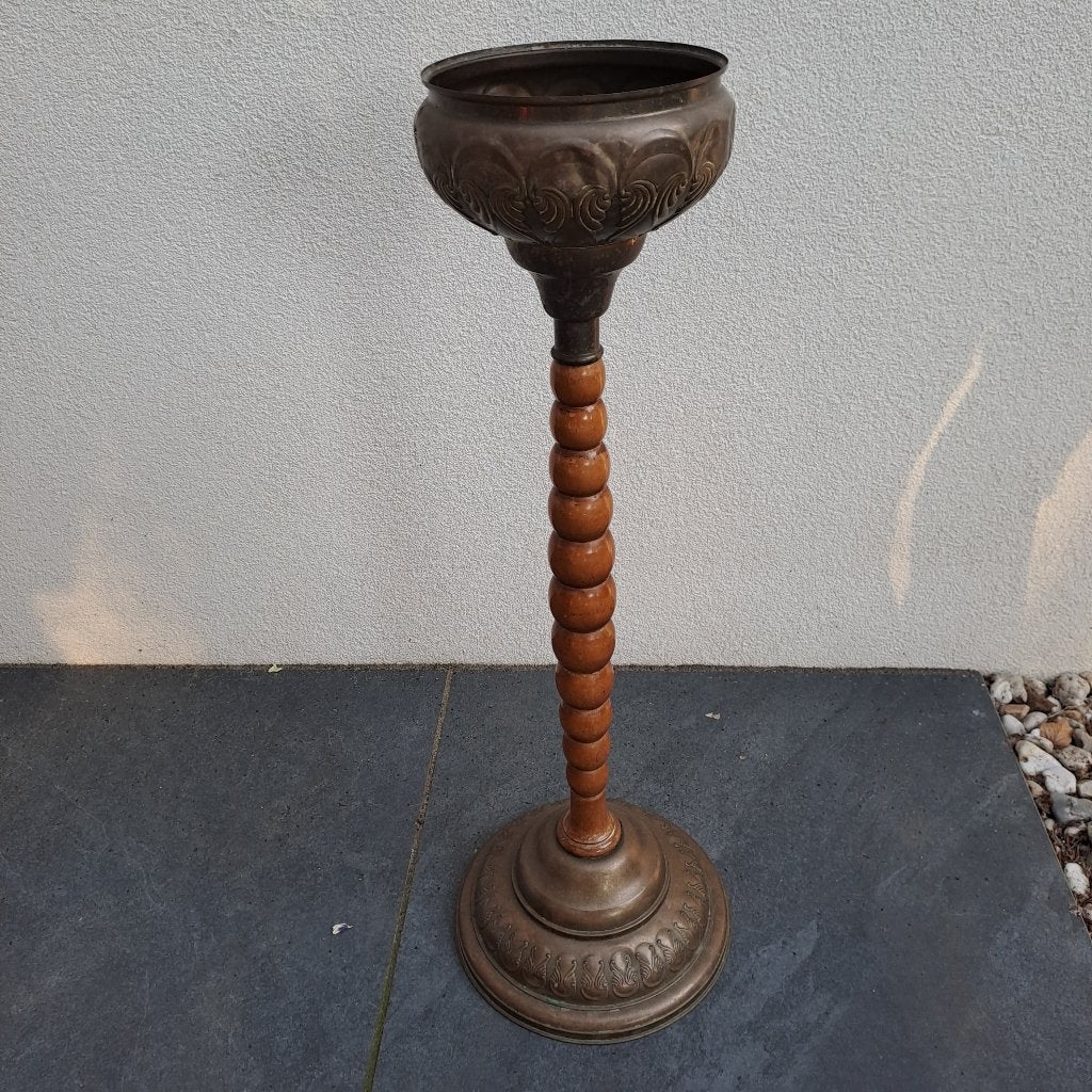 Antieke asbak, Antiek en Kunst, Antiek | Koper en Brons, Ophalen, Koper