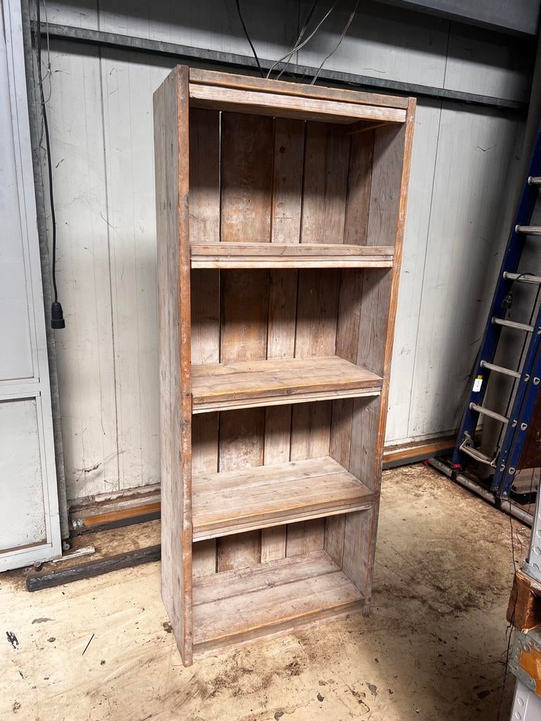 Kast steigerhout 200x80x40cm, Ophalen, Zo goed als nieuw, Hout, Overige typen