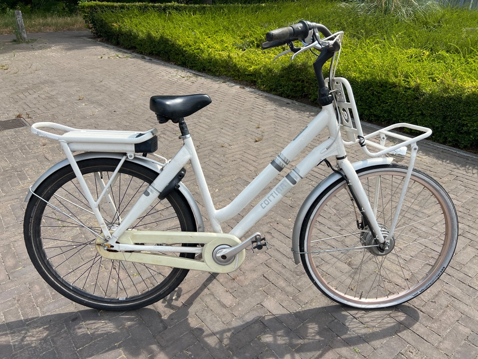 Donorfiets Cortina Crush E-bike - stapfiets, of onderdelen, Ophalen, Minder dan 30 km per accu, Gebruikt, Cortina