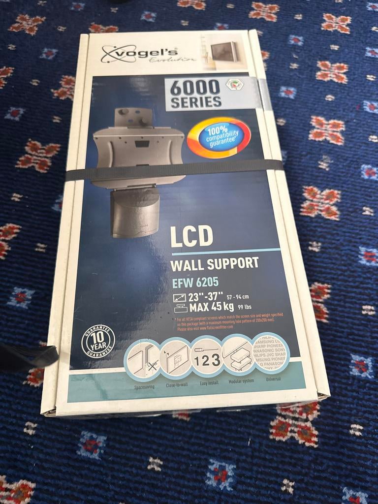 Vogel's EFW 6205 LCD Muurbeugel TV Beugel Nieuw, Ophalen, Nieuw