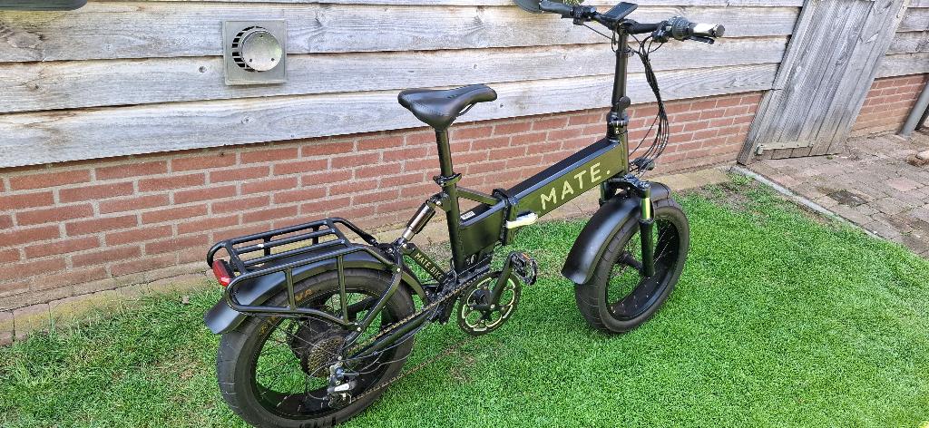 MATE X Elektrische Vouwfiets, Gebruikt, Minder dan 47 cm, 50 km per accu of meer, Ophalen