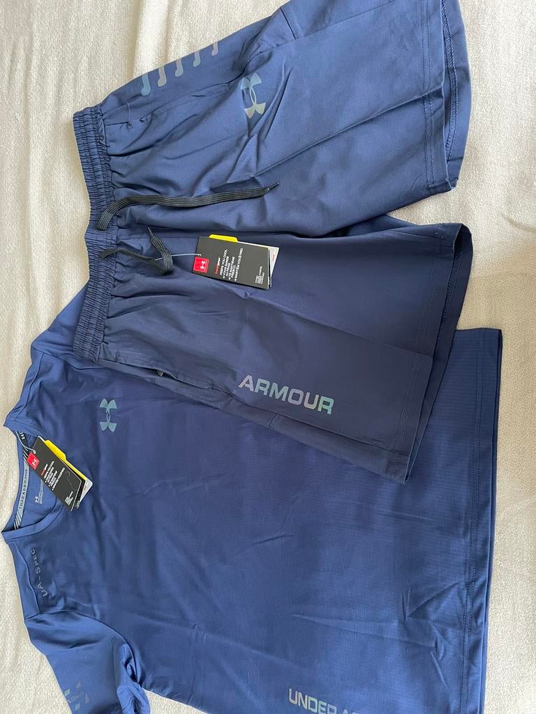 Under Armour zomer setje, Blauw, Nieuw, Ophalen of Verzenden, Algemeen