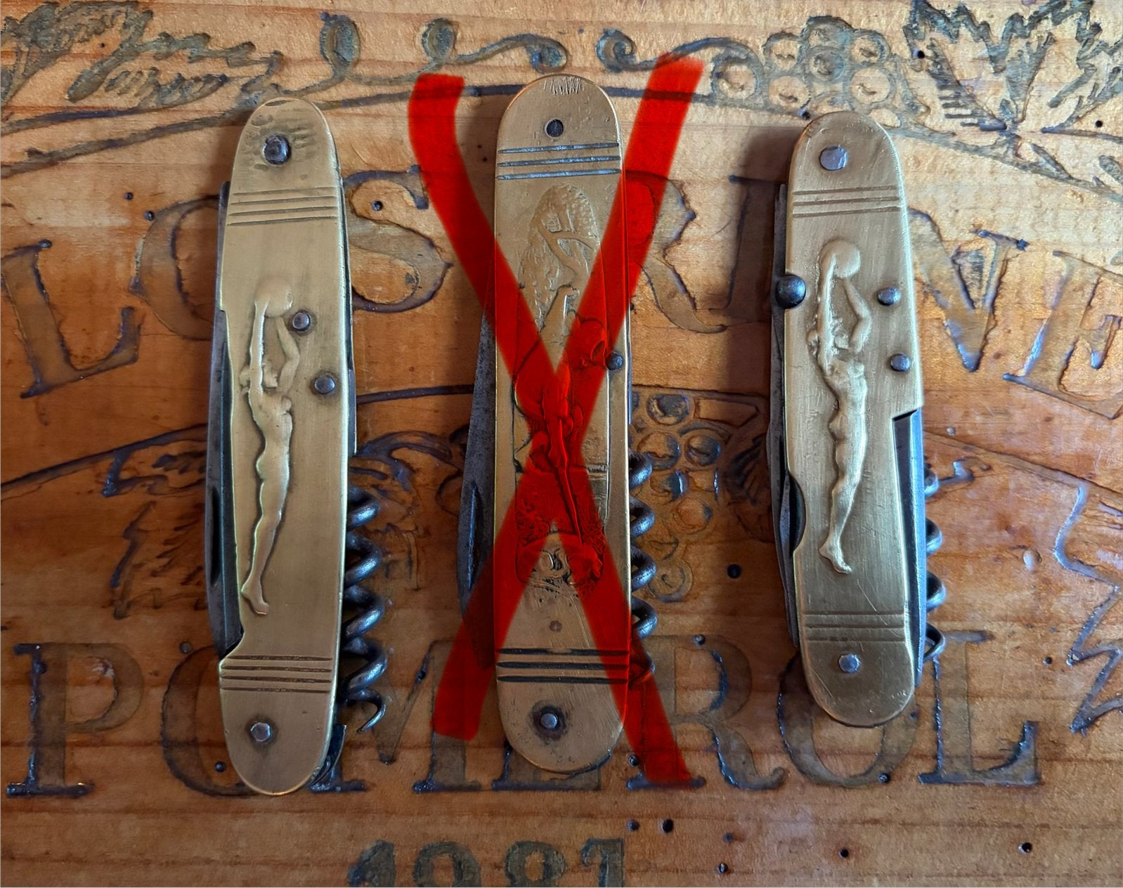 2x Coursolle /pradel zakmes/ multitool/ kurkentrekker, Verzenden, Gebruikt
