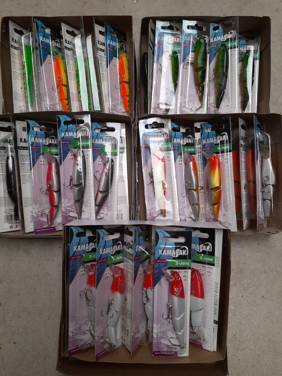 partij van pluggen 3-delige uitvoering 10cm, Info@kamasaki.com, Overige typen, Nieuw, Ophalen of Verzenden