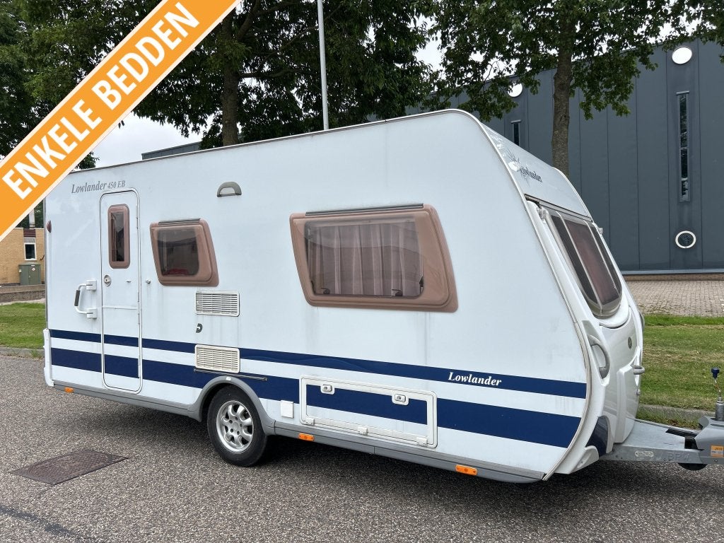 Dethleffs Lowlander 450 EB LUIFEL, ENKELE BEDDEN, Caravans en Kamperen, Caravans, Arist-Dethleffs-Straße 12, 88316 Isny im Allgäu, Duitsland