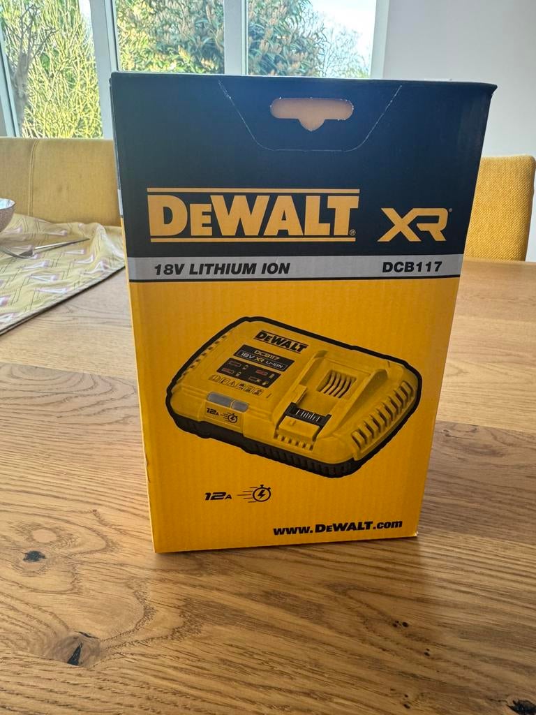 DeWalt snellader DCB117 Nieuw in doos, Ophalen of Verzenden, Nieuw