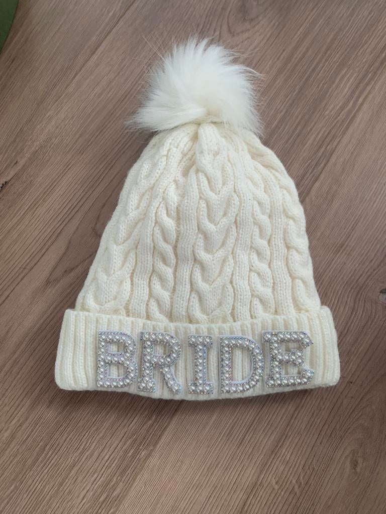 BRIDE muts, Ophalen of Verzenden, Zo goed als nieuw, Wit, Accessoires
