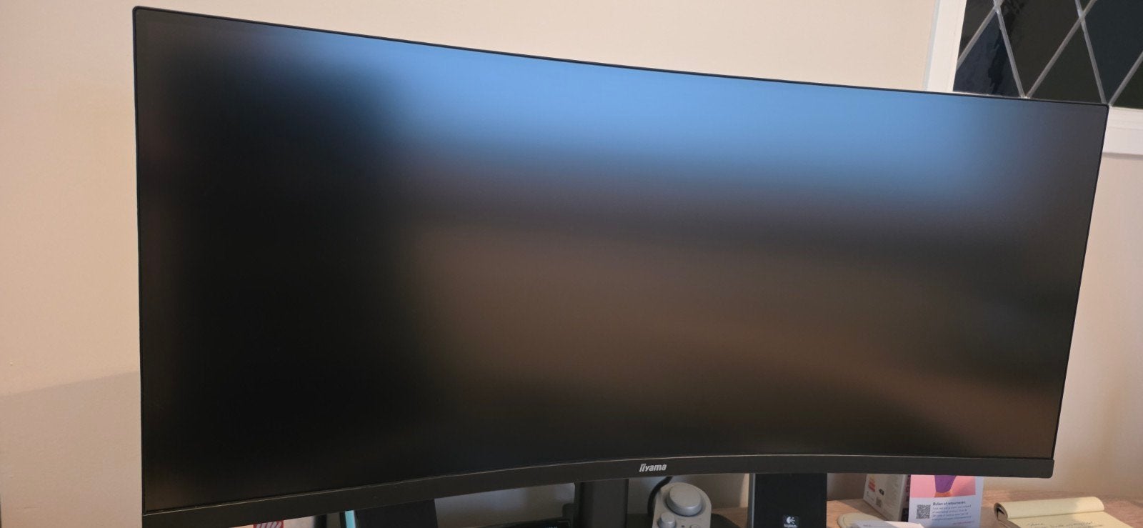Monitor iiyama G-MASTER Red Eagle GCB3481WQSU-B1 34", Computers en Software, Monitoren, Ophalen, Gebruikt, IPS, 101 t/m 150 Hz
