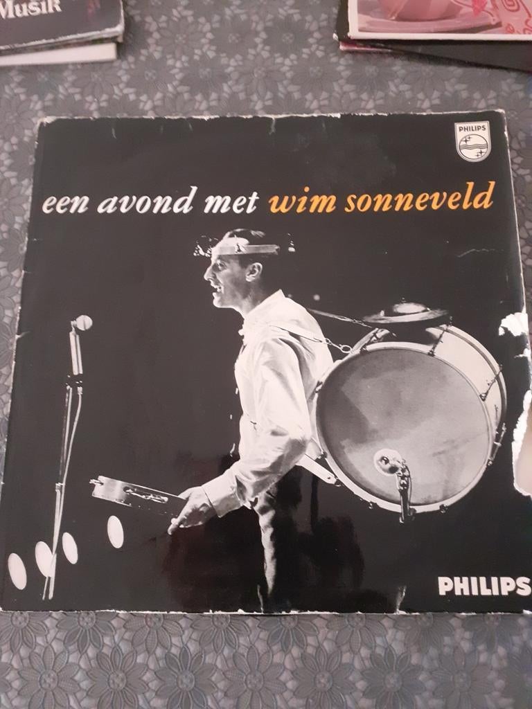 Een avond met Wim Sonneveld., Cd's en Dvd's, Vinyl | Nederlandstalig, Ophalen of Verzenden, Gebruikt, Overige formaten, Levenslied of Smartlap