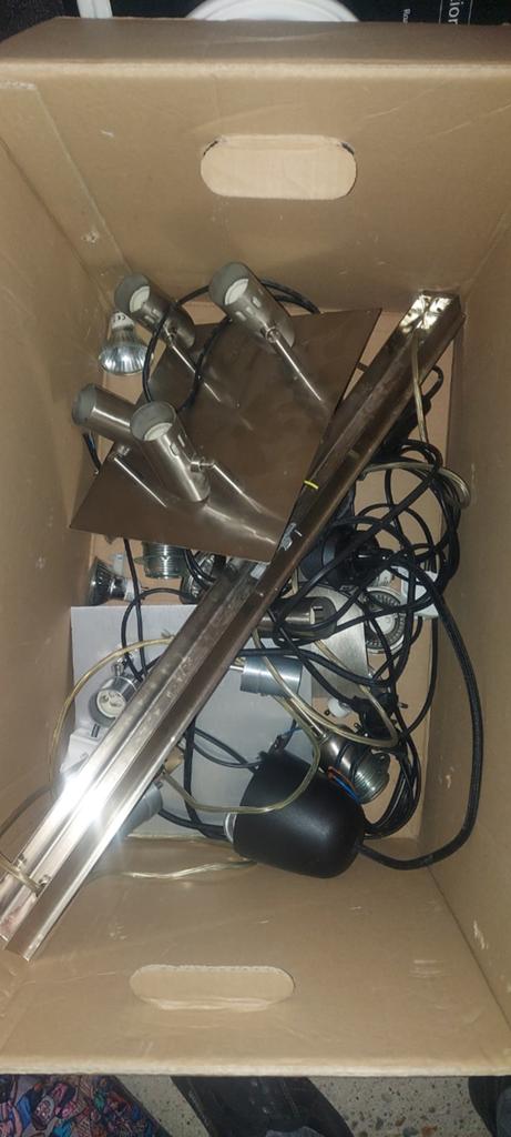 Partij RVS LED lampen en onderdelen, Ophalen of Verzenden, Gebruikt