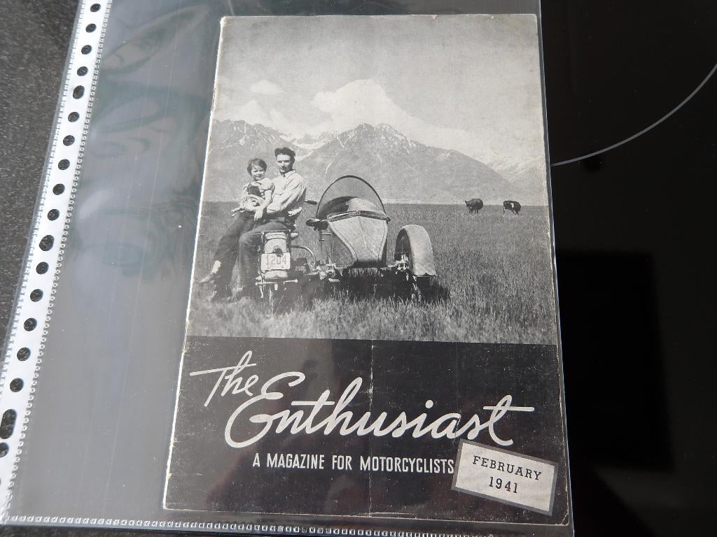 Harley Davidson The Enthusiast Feb 1941, Verzenden, Harley-Davidson of Buell