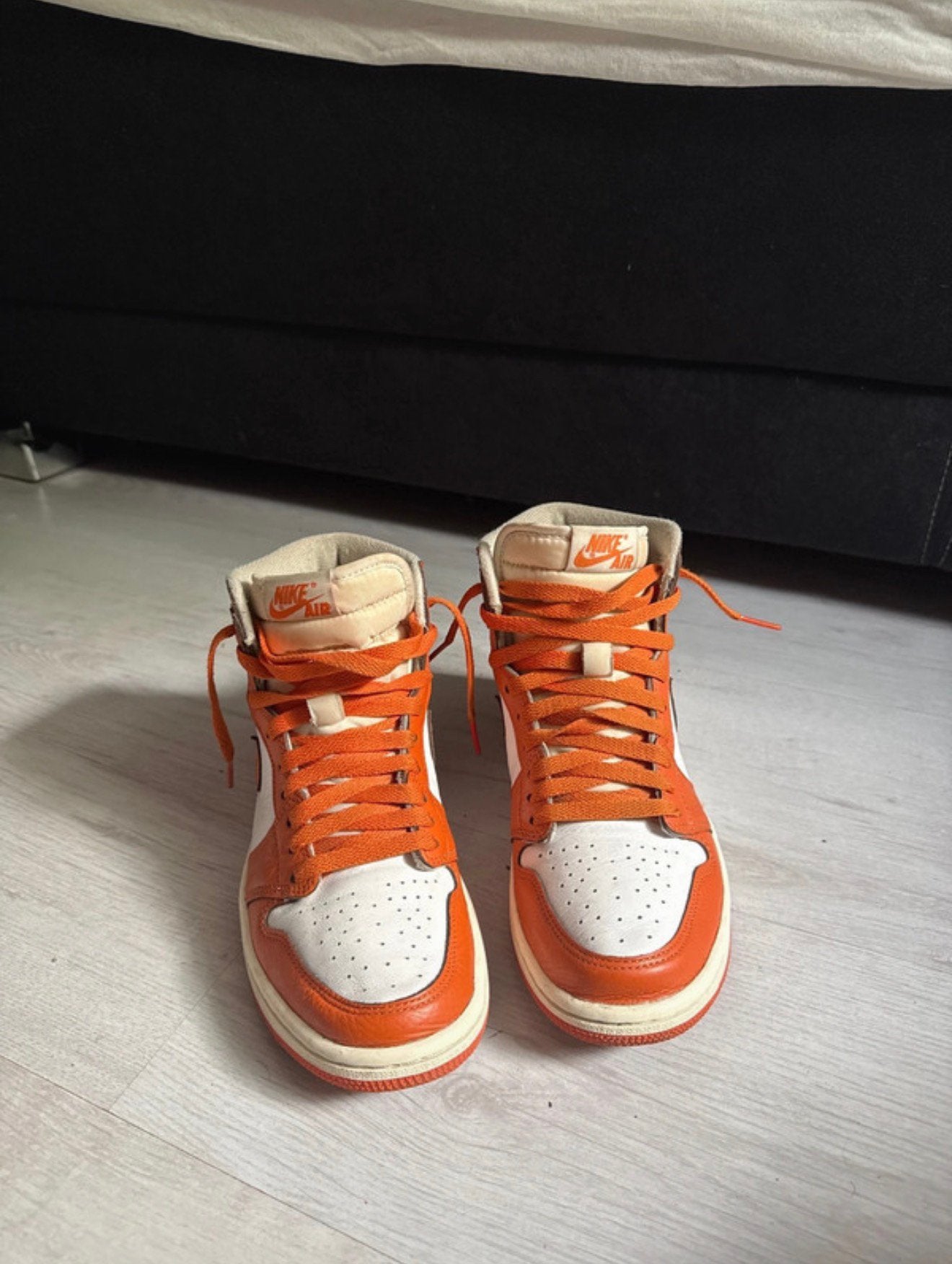 Air jordan schoen maat 38, Kleding | Dames, Schoenen, Oranje, Ophalen of Verzenden, Sneakers of Gympen, Zo goed als nieuw