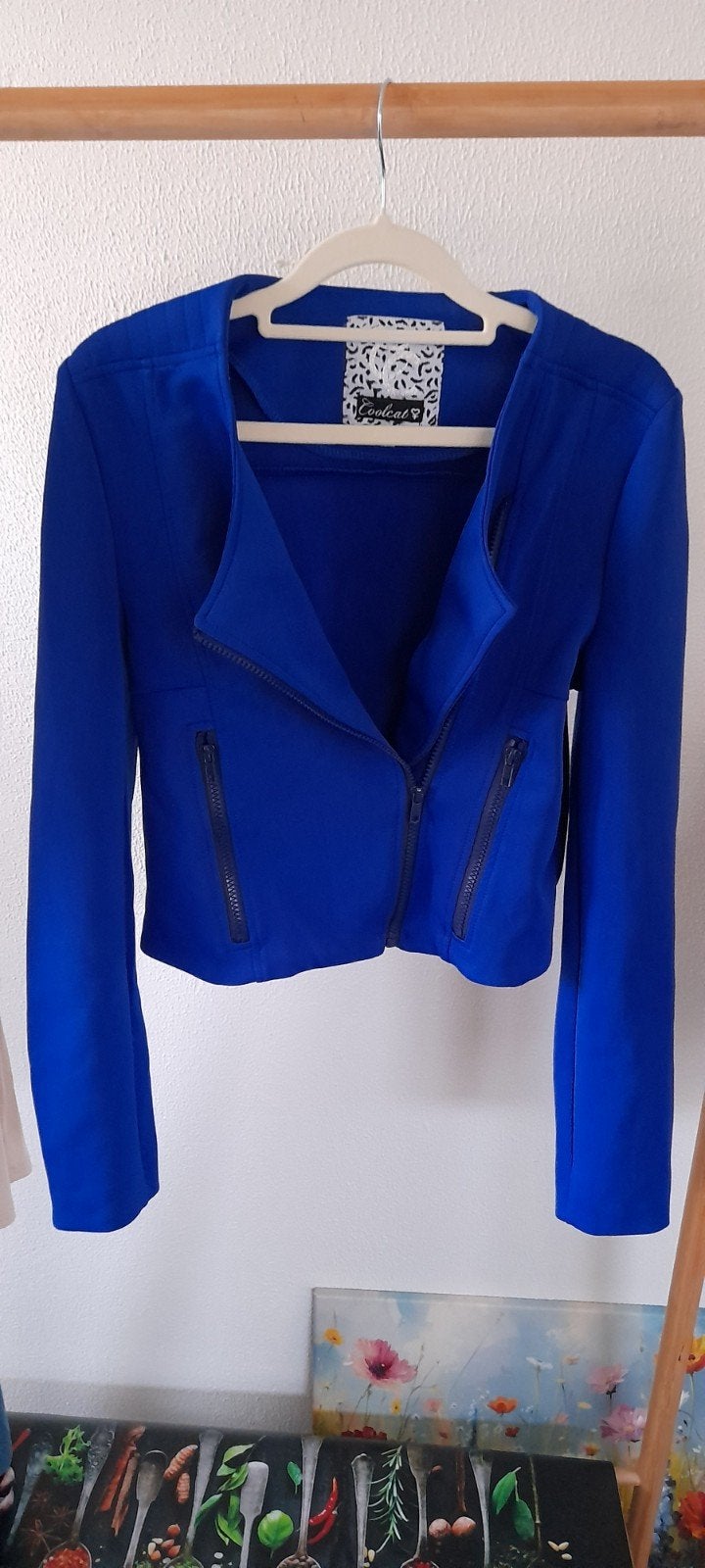 Prachtig koningsblauwe blazer maat M Coolcat!, Kleding | Dames, Ophalen of Verzenden, Zo goed als nieuw, Zwart