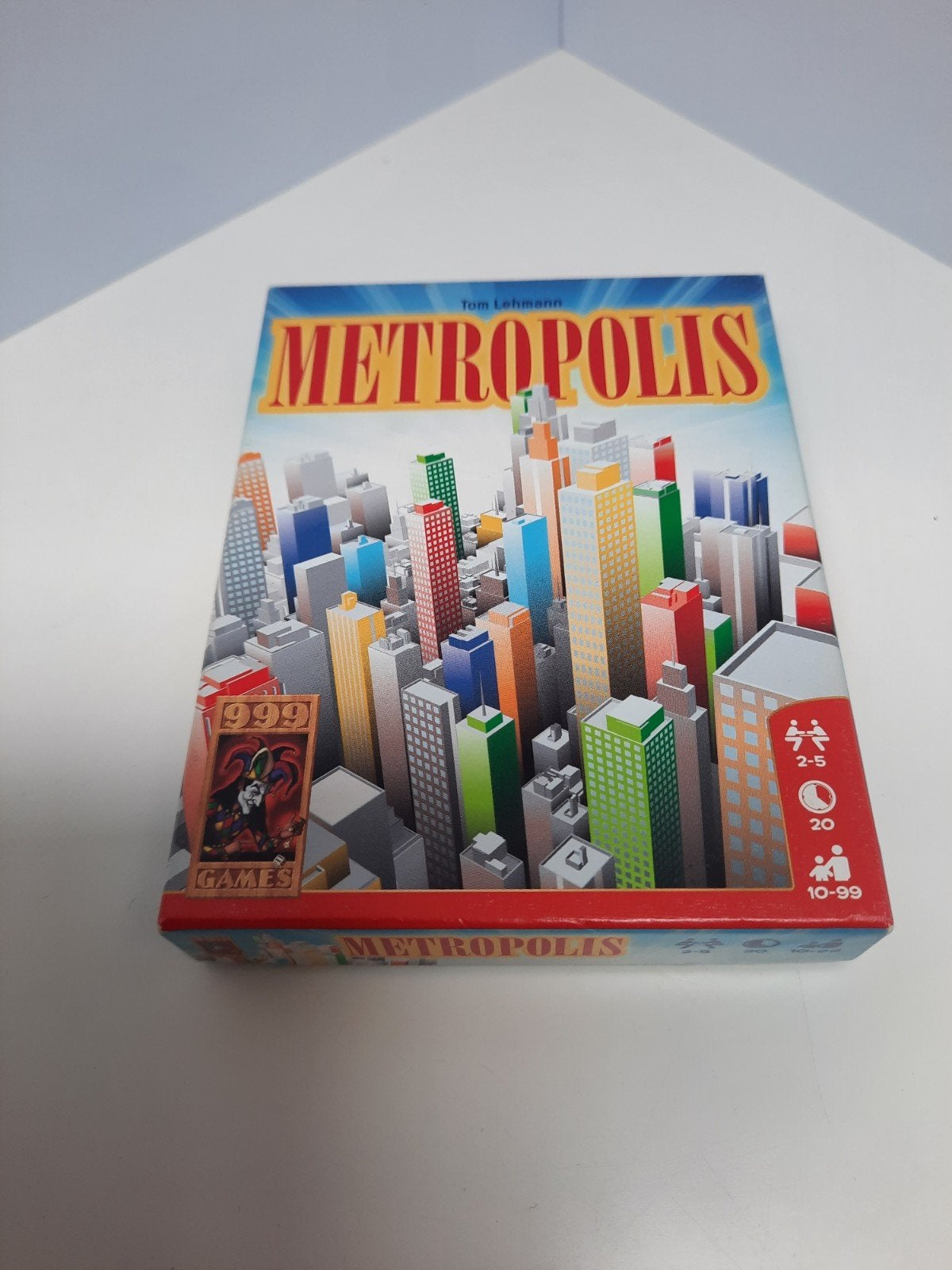 Metropolis bordspel - Strategisch stedenbouwspel, Een of twee spelers, Ophalen of Verzenden, Zo goed als nieuw, 999 Games