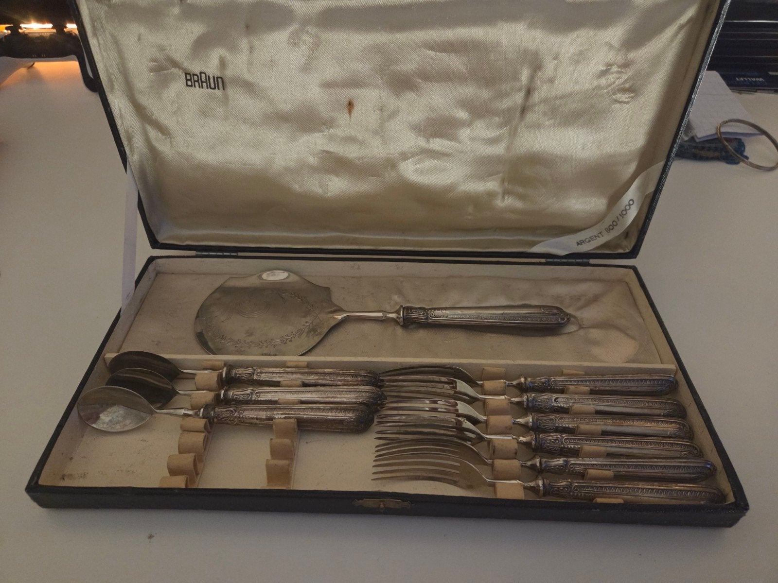 Zilveren bestekset, Antiek en Kunst, Ophalen of Verzenden, Zilver