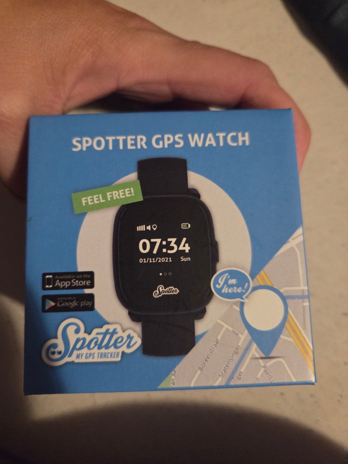 gps watch, Zwart, Ophalen of Verzenden, Zo goed als nieuw, GPS