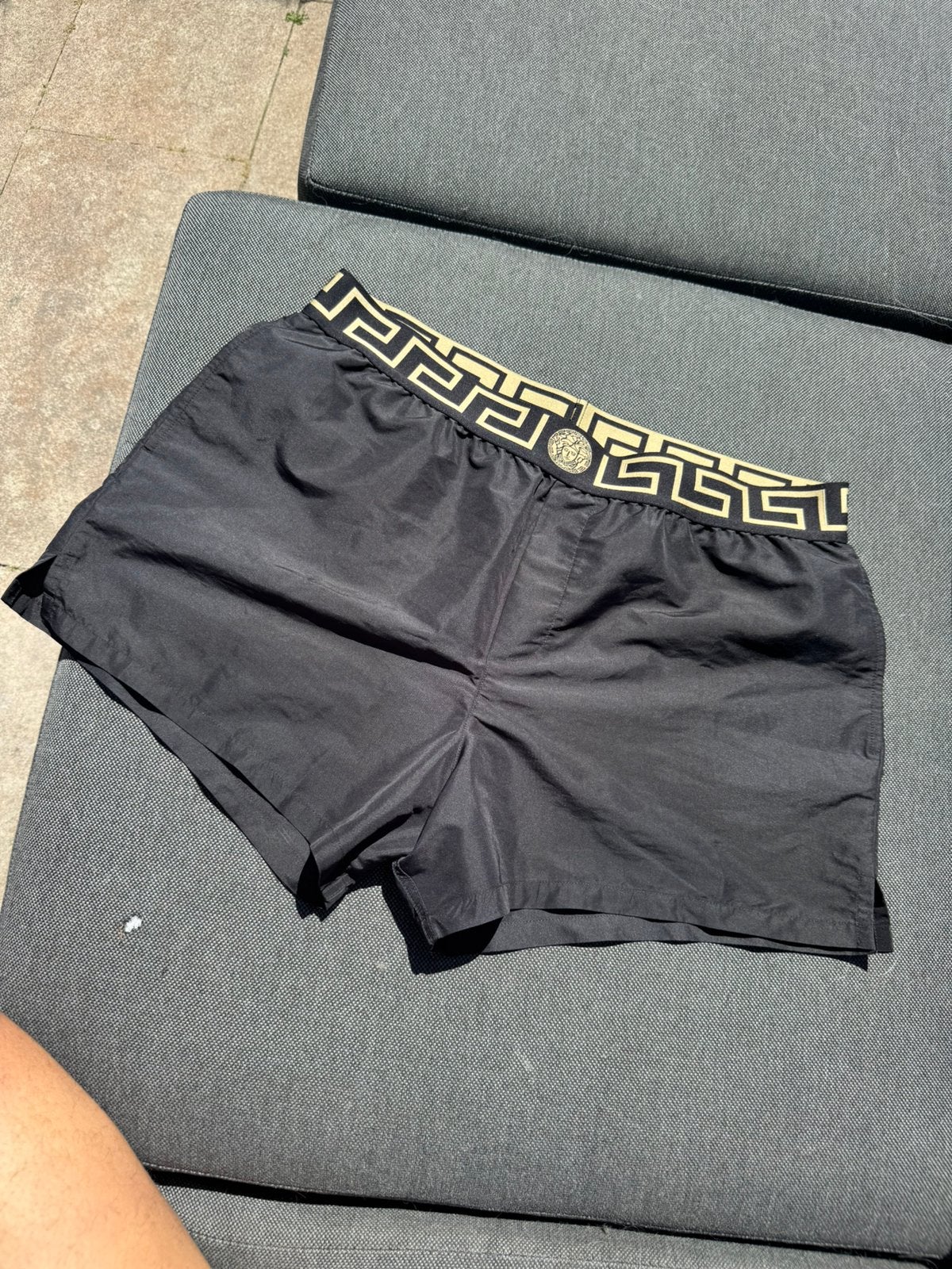 Versace Zwemshort Zwart, Ophalen of Verzenden, Maat 56/58 (XL), Zwart, Zwemshort