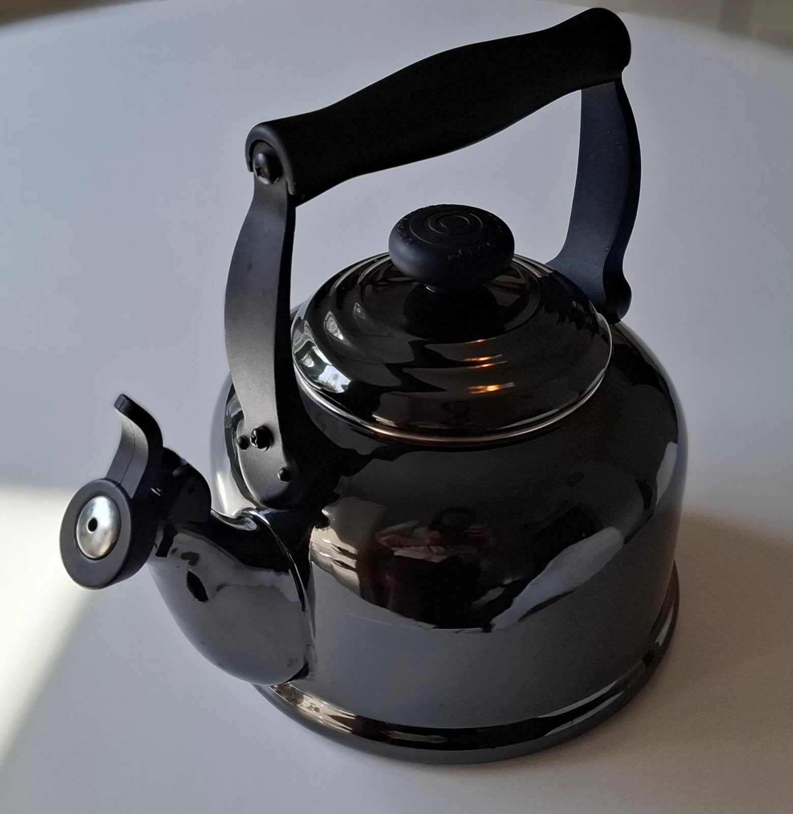 Le Creuset fluitketel - Metallic grijs/zwart, Zo goed als nieuw, Zwart, Metaal, Le Creuset