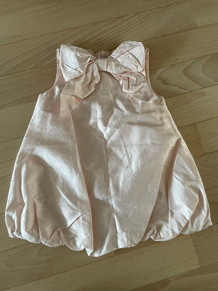 Schattig, poederroze babyjurkje. Merk baby Biscotti; maat 8., Ophalen of Verzenden, Zo goed als nieuw, Meisje, Jurkje of Rokje