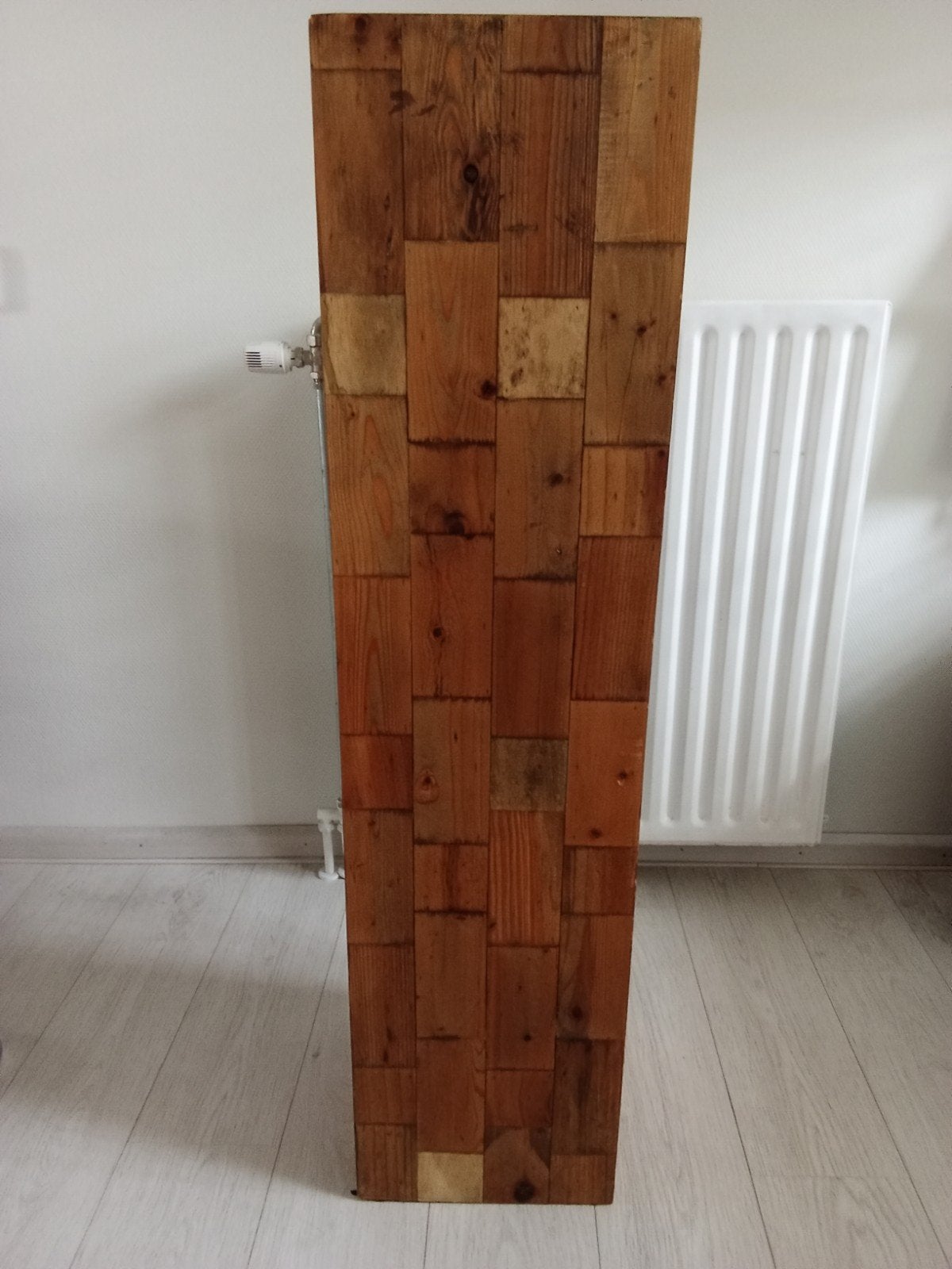 Houten plantenstandaard hoogte 120cm, diepte en breedte 30cm, Ophalen, Hout, Gebruikt, Landelijk
