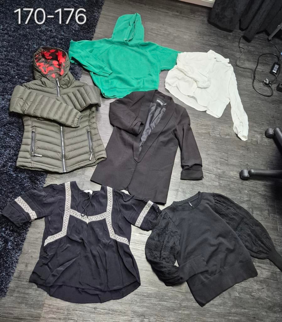Meisjeskleding pakket maat 170-176 - Diverse stijlen, Ophalen, Gebruikt, Meisje, Setje