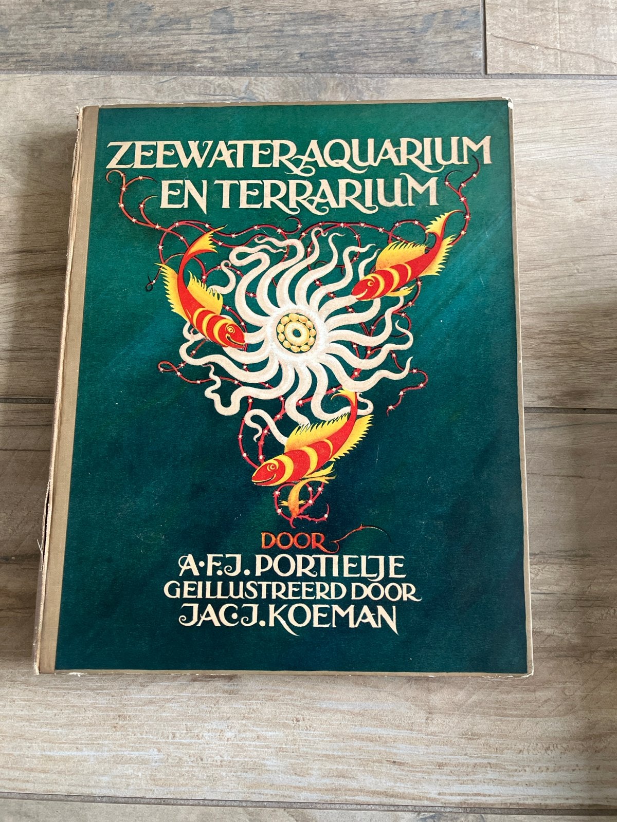 Zeewateraquarium en Terrarium - A.F.J. Portielje, Ophalen of Verzenden, Gelezen, Overige onderwerpen