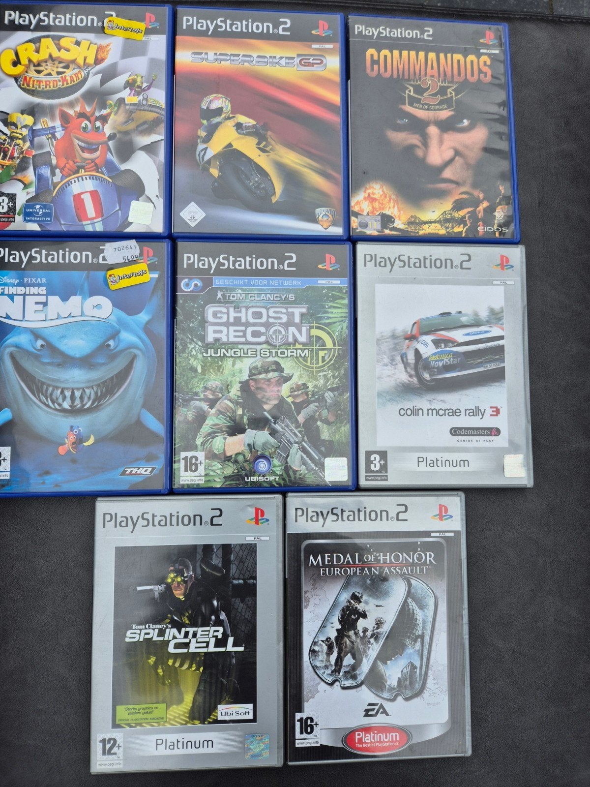 Diverse PlayStation 2 Games - Actie, Race, Avontuur, Avontuur en Actie, Online, Gebruikt, 1 speler
