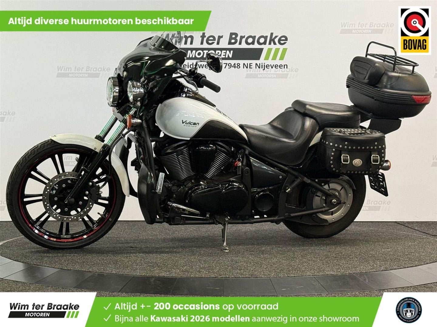 Kawasaki VN 900 Custom (bj 2016) 27,714 km, Motoren, Motoren | Kawasaki, 903 cc, 2 cilinders, Bedrijf, Onbekend
