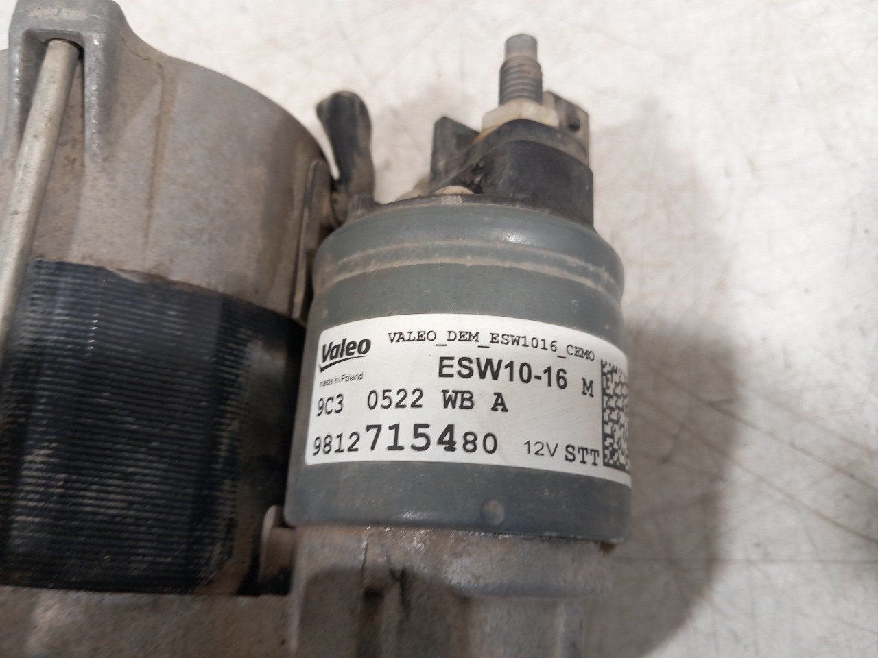 Startmotor Opel Astra, Onderdelen@venauto.nl, Van der Ven Autorecycling B.V., Gebruikt, Ettenseweg 76, 4706 PB Roosendaal, The Netherlands