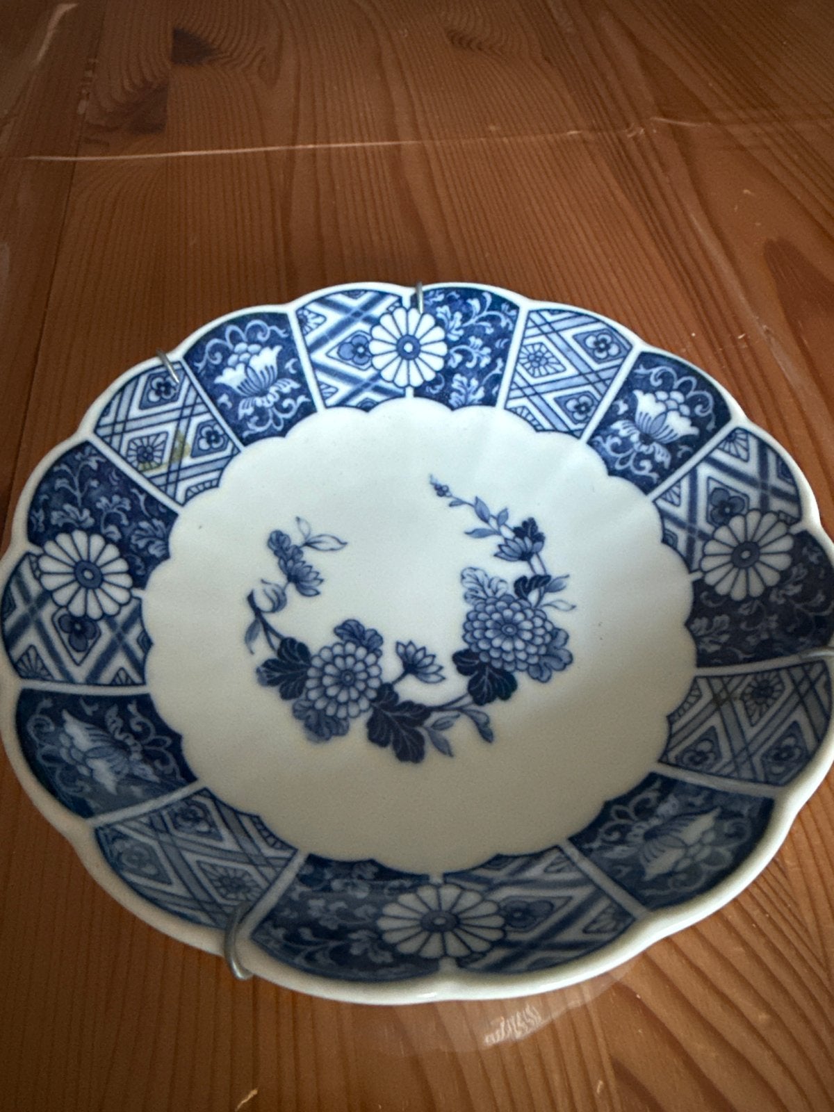 Blue Imari Sier Schaal - Japans Porselein, Antiek en Kunst, Ophalen