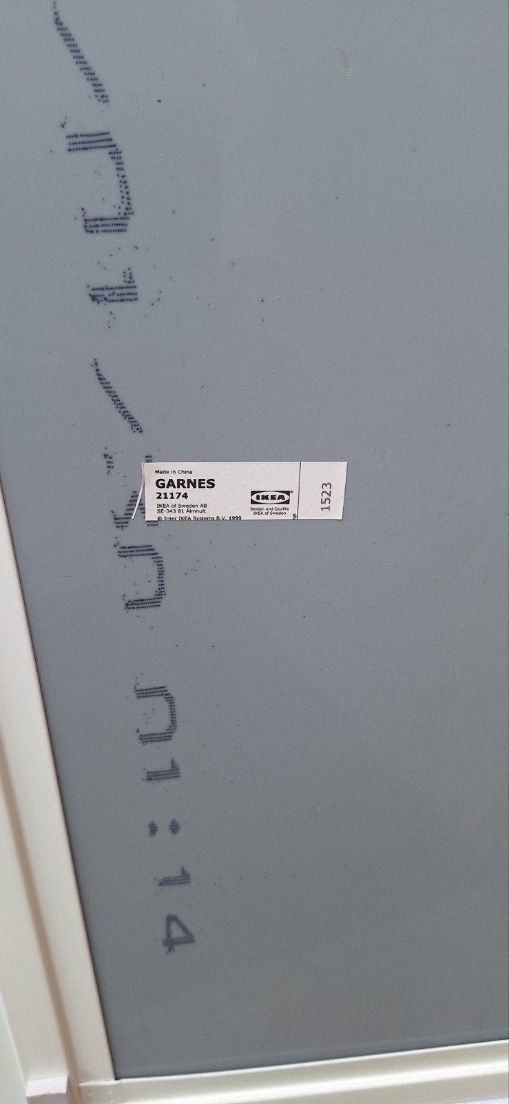 Spiegel deur/kast/wand Ikea Garnes, Ophalen, Minder dan 50 cm, Zo goed als nieuw, 150 tot 200 cm