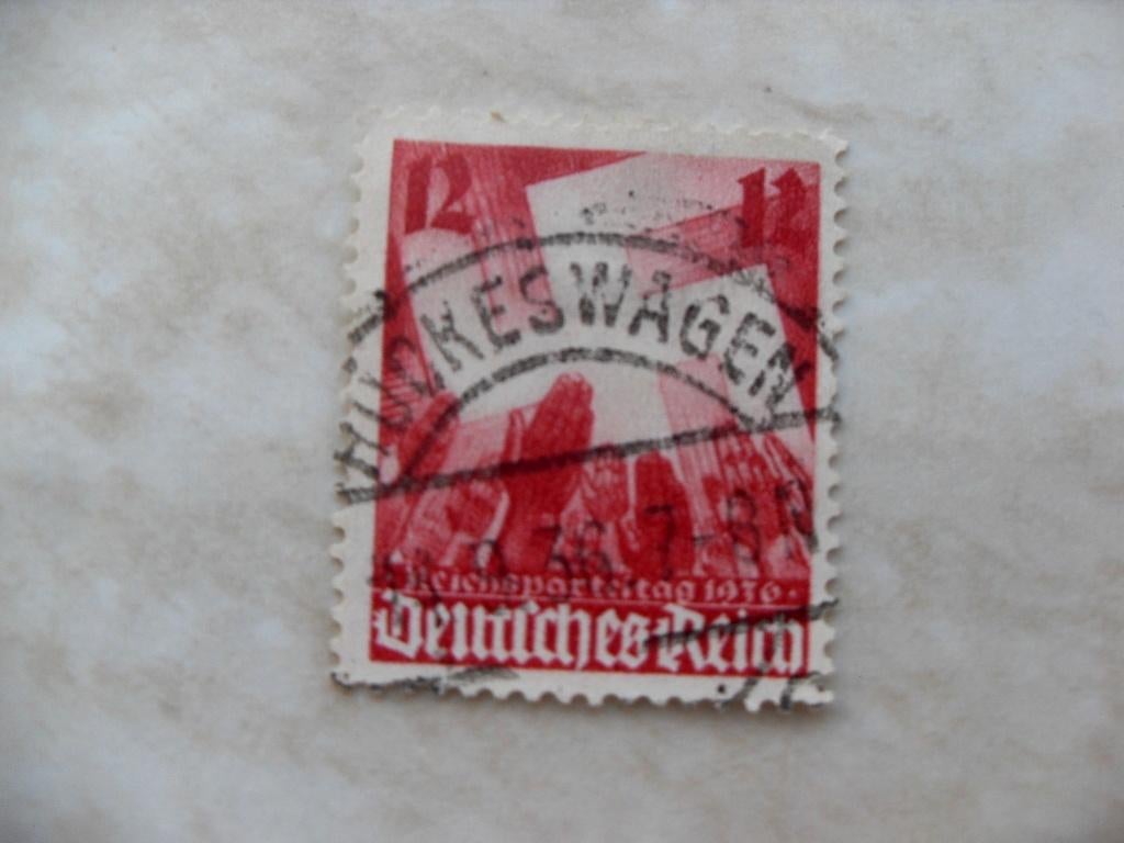 Duitse Rijk 1936., Verzenden, BRD, Gestempeld