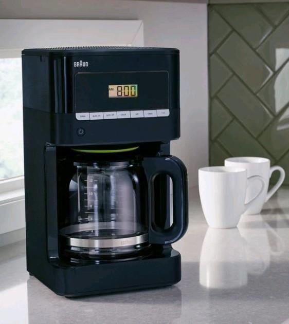 Braun Brew Sense 12-Cup Drip Coffee Maker in Black, Ophalen of Verzenden