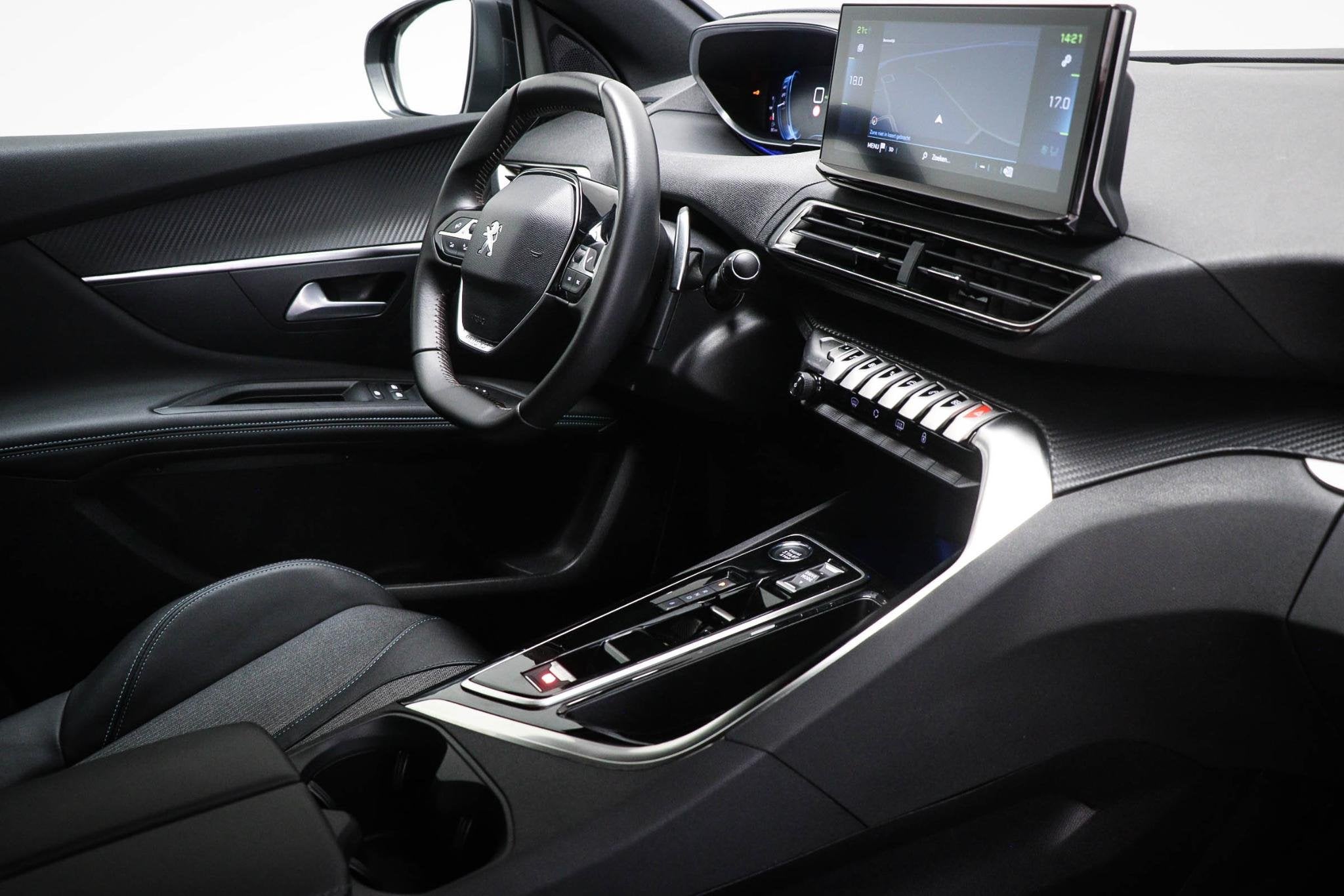 Peugeot 3008 1.6 HYbrid 225 Allure | SOH 99% | LED | DAB | A, Auto's, Stof, Met garantie (alle), Blauw, Plug-in hybride