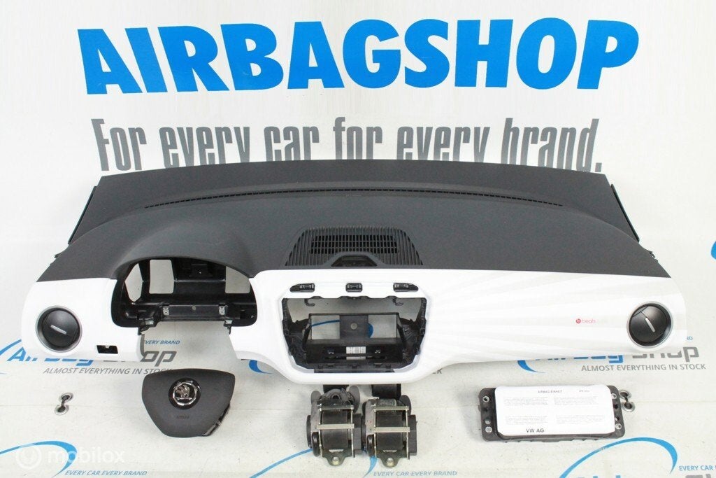 Airbag set - Dashboard wit beats Skoda Citigo facelift 2016, Auto-onderdelen, Dashboard en Schakelaars, Gebruikt, Ophalen of Verzenden