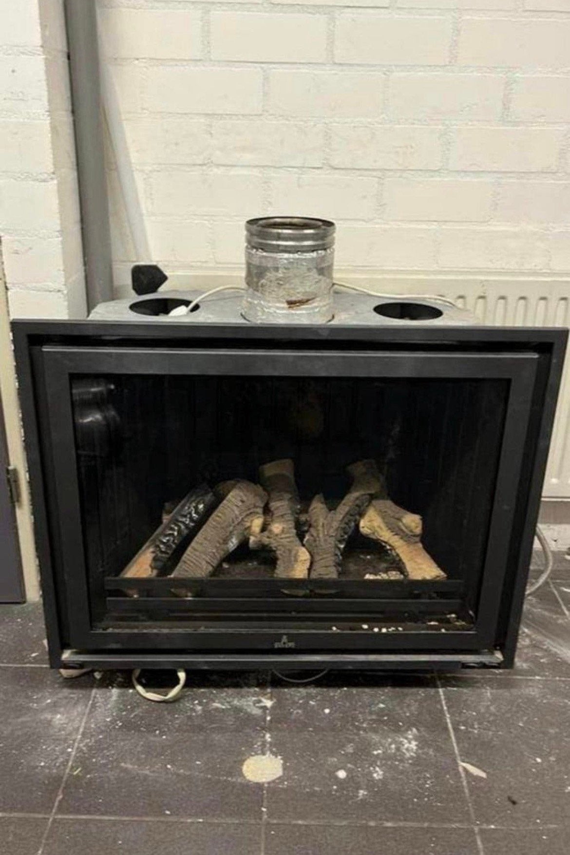 Barbas gashaard inbouw, Ophalen, Zo goed als nieuw, Inbouwhaard, Gashaard