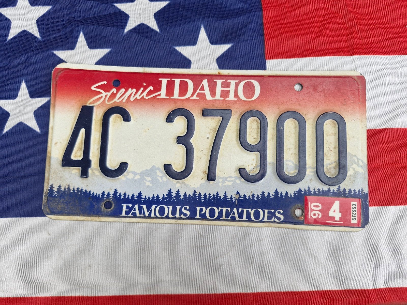 Kentekenplaat Idaho USA Nummerplaat nummerbord License, Ophalen of Verzenden, Gebruikt, Auto's