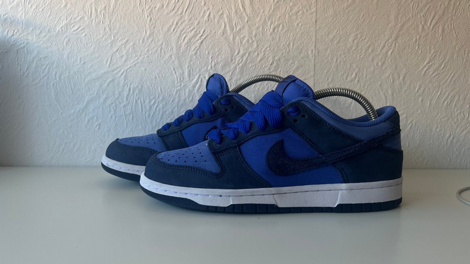 Nike Dunks maat 39, Ophalen, Blauw, Sneakers of Gympen, Zo goed als nieuw