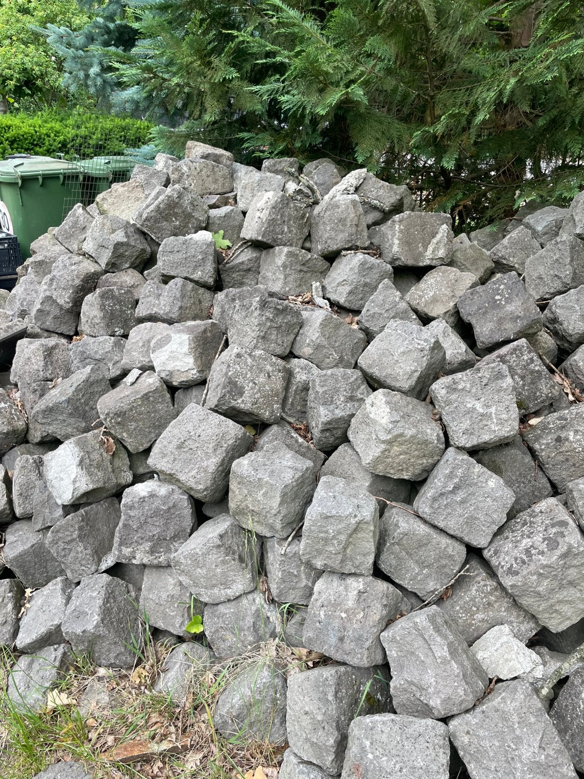 Gebruikte klinkers/straatstenen - Natuursteen, Tuin en Terras, Ophalen, Gebruikt, Klinkers, Natuursteen