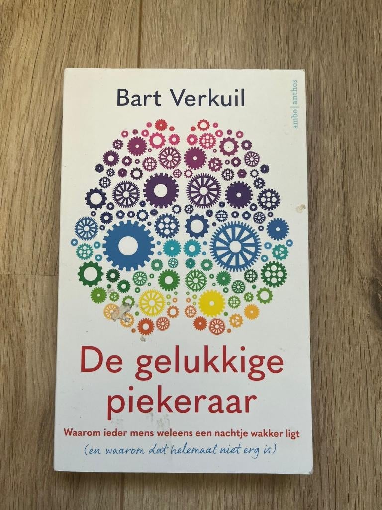De gelukkige piekeraar – Bart Verkuil, Ophalen of Verzenden, Zo goed als nieuw