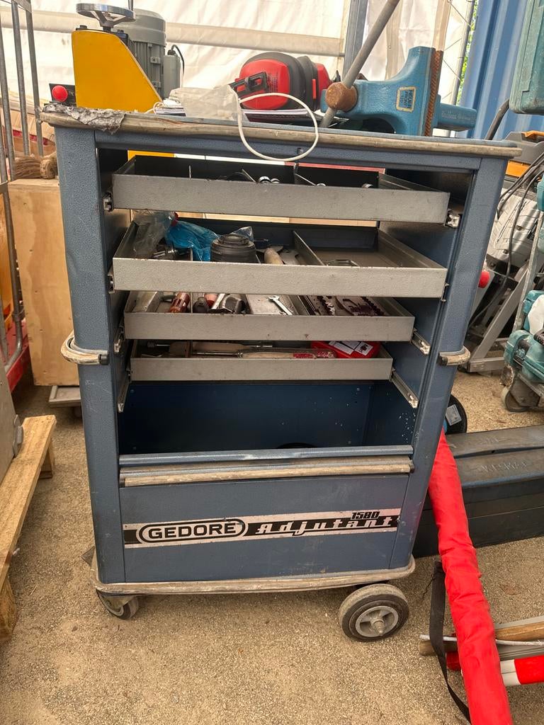 Gedore Adjutant 1580 Gereedschapswagen, Ophalen, Gebruikt