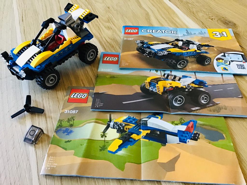 LEGO creator 3 in 1 31087, dune buggy, compleet en ZGAN, Lego, Compleet, Ophalen of Verzenden, Zo goed als nieuw
