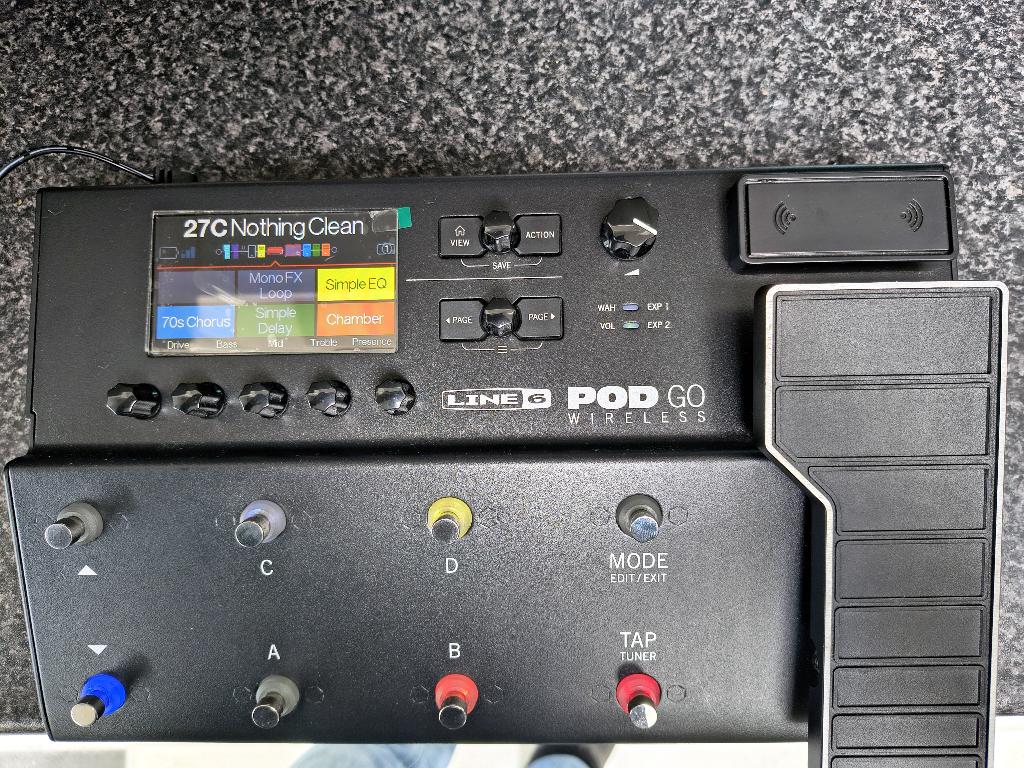 Te koop: Line6 POD Go Wireless z.g.a.n met garantie tot 2028, Ophalen of Verzenden, Zo goed als nieuw, Delay of Echo